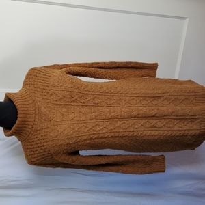 American Eagle cable knit turtleneck sweater dress